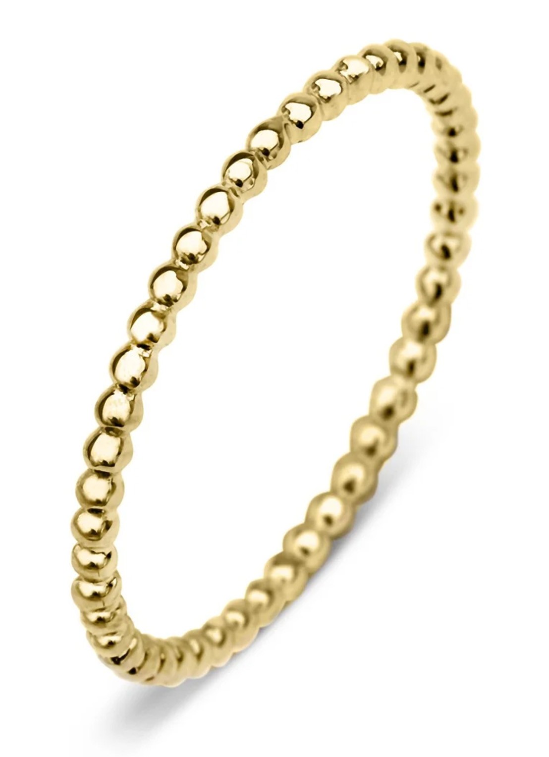 Diamond Point Geelgouden ring Joy - voorkant geelgoud