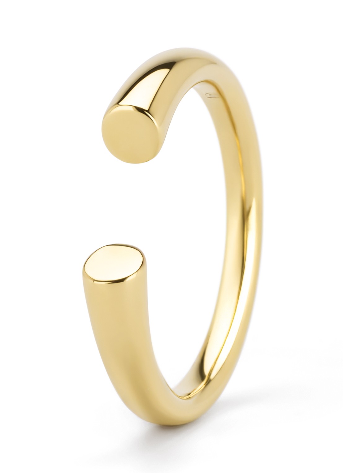 Diamond Point Geelgouden ring Starlight - voorkant geelgoud