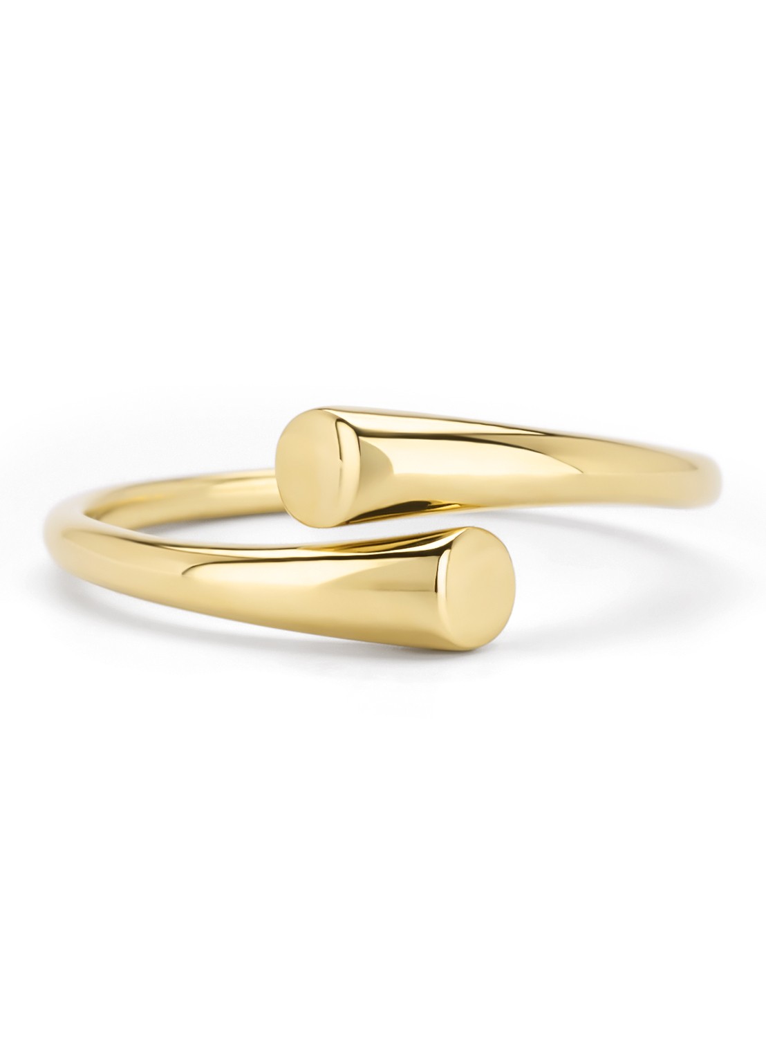Diamond Point Geelgouden ring Starlight - achterkant 3 geelgoud