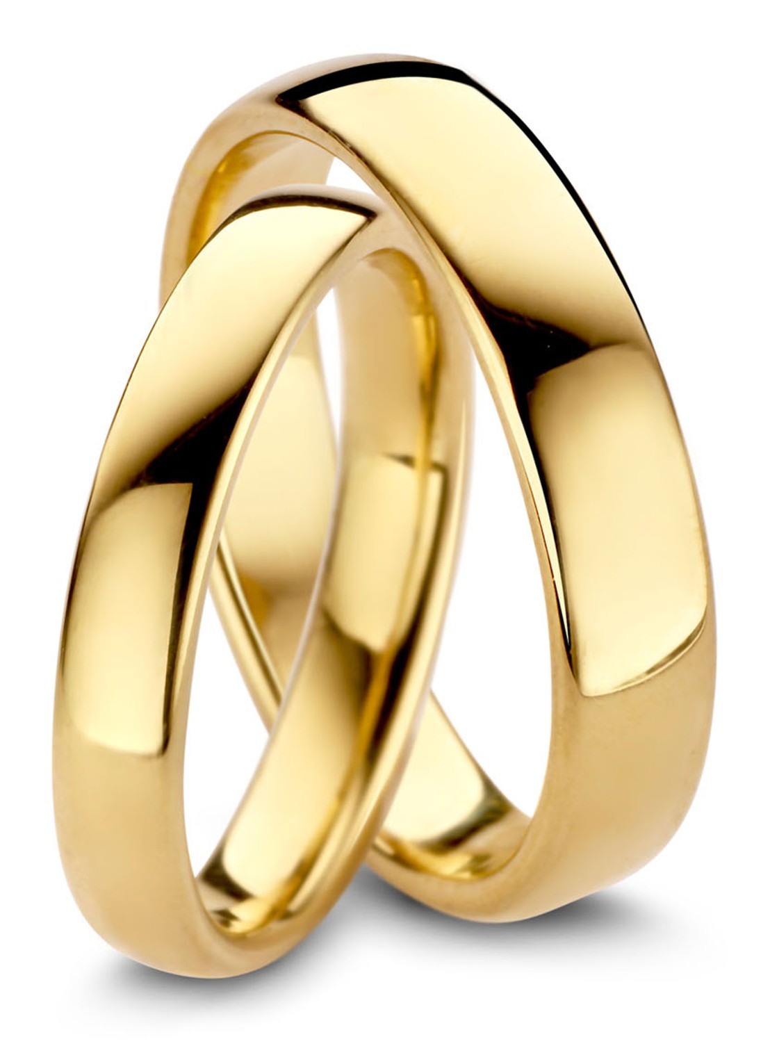 Diamond Point Geelgouden ring Wedding - detail 4 geelgoud