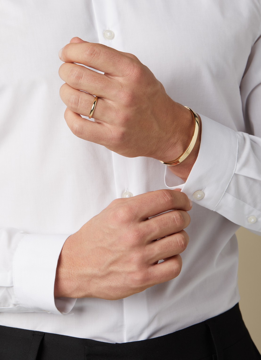 Diamond Point Geelgouden ring Wedding - detail 4 geelgoud