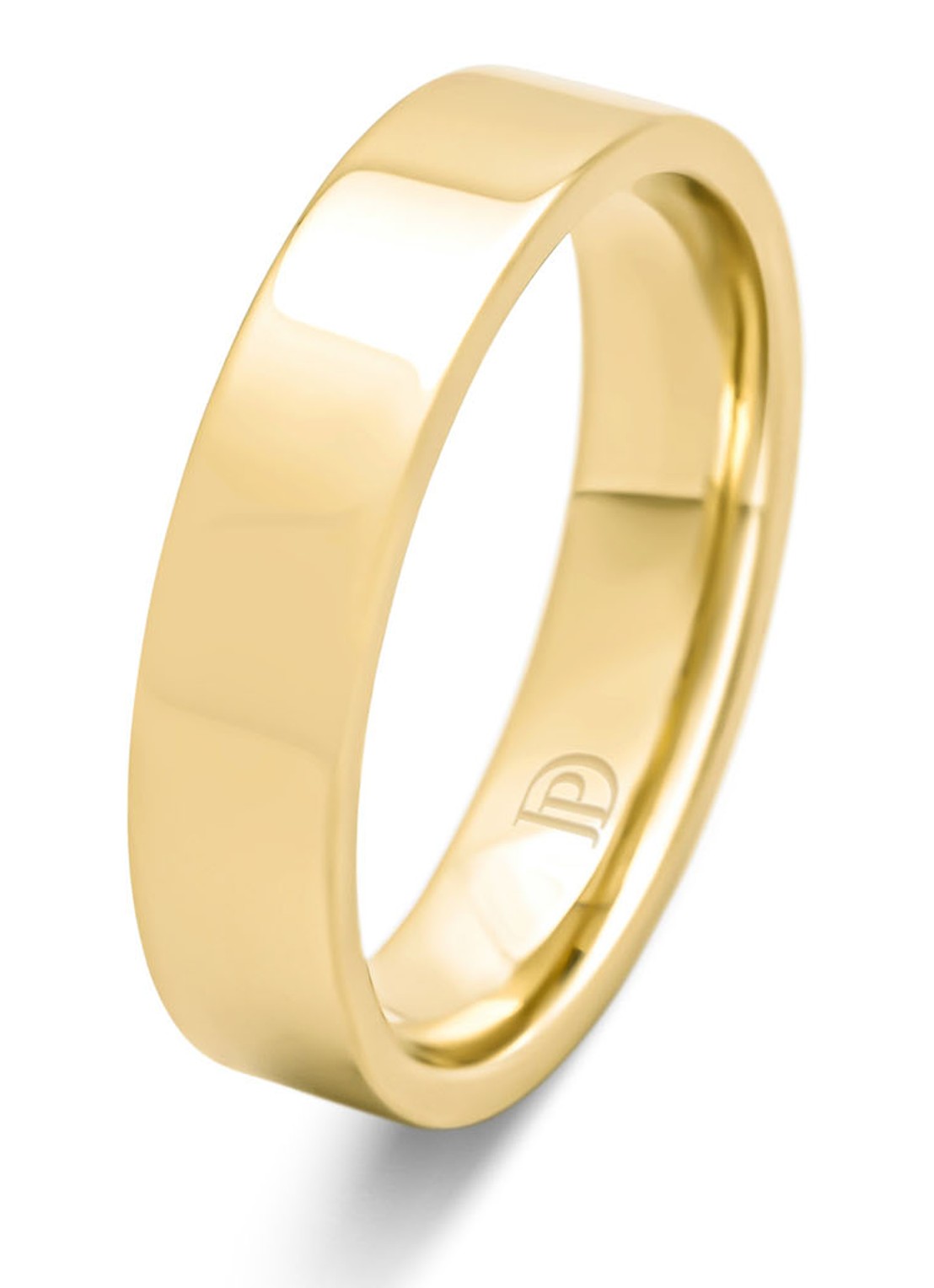 Diamond Point Geelgouden ring Wedding - voorkant 3 geelgoud