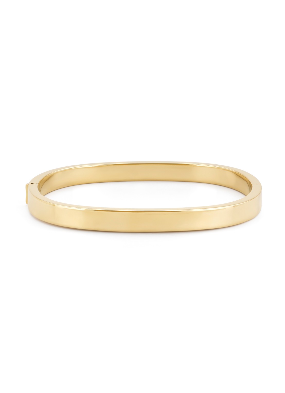 Diamond Point Gouden bangle armband Timeless Treasures - voorkant geelgoud