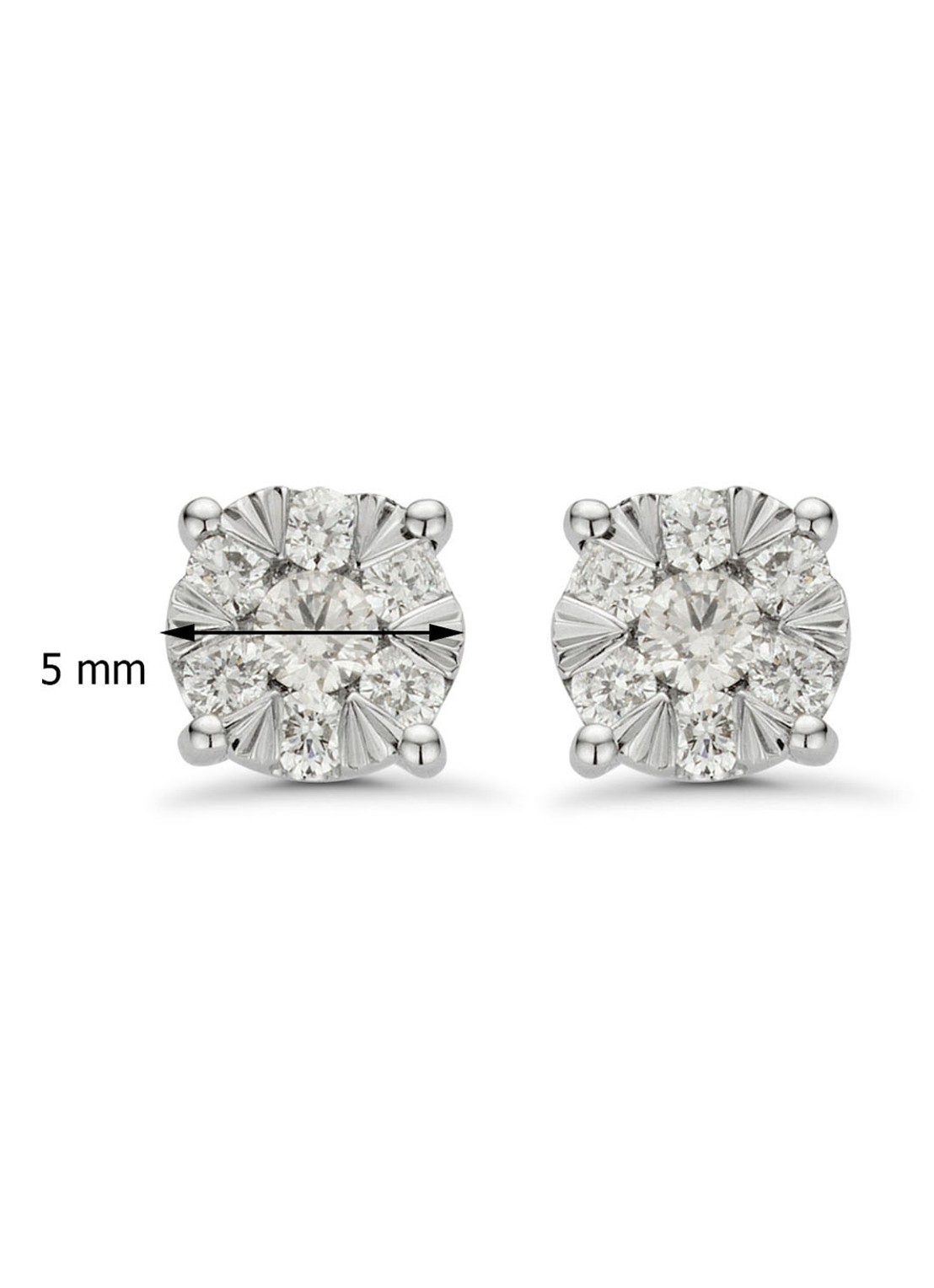 Diamond Point Gouden oorsieraden, 0.27 ct diamant, Enchanted - detail geelgoud