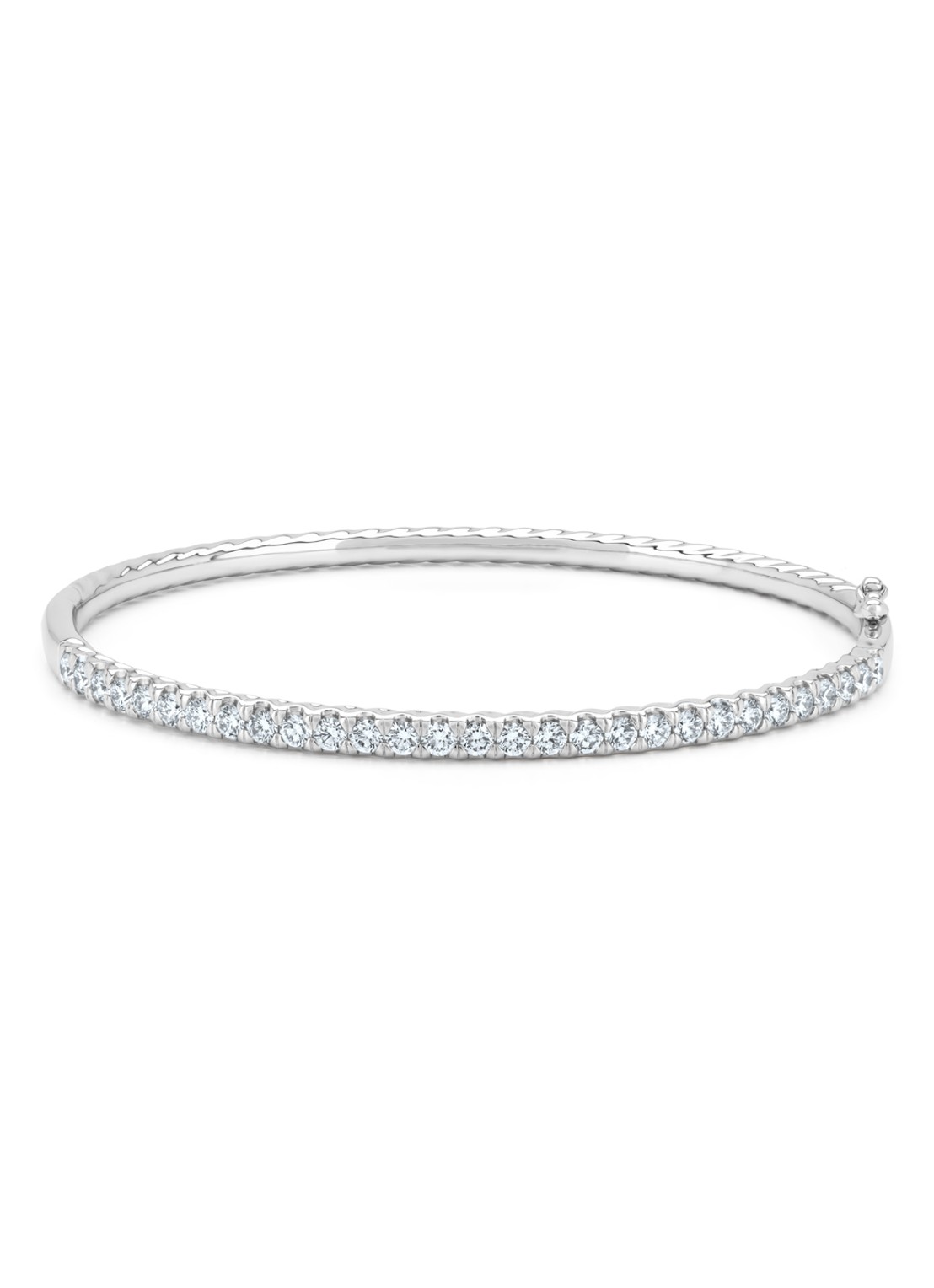 Diamond Point Witgouden armband, 1.52 ct diamant, Gallery - voorkant witgoud