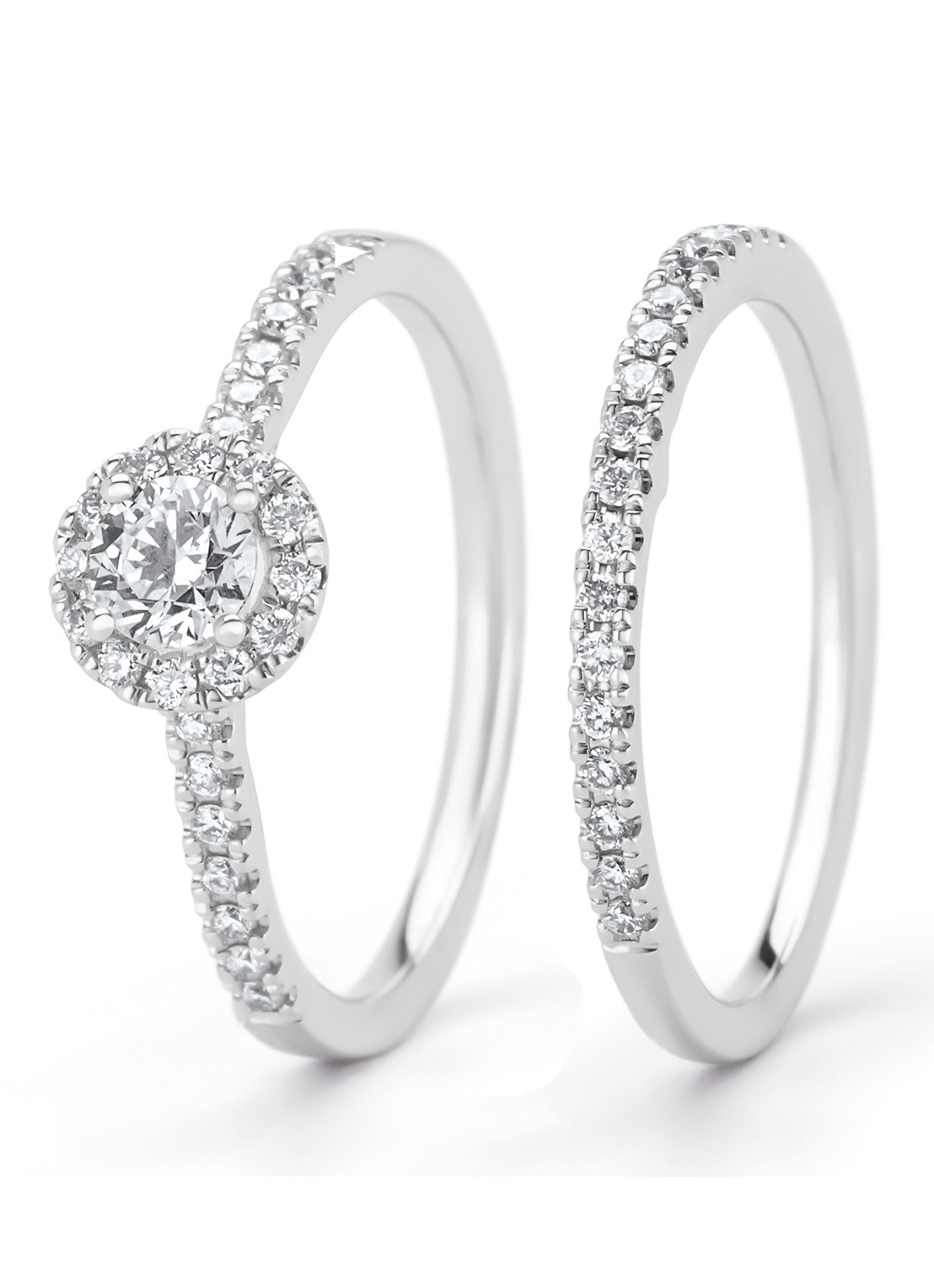 Diamond Point Witgouden ring, 0.14 ct diamant, Perfect Match - detail 5 witgoud