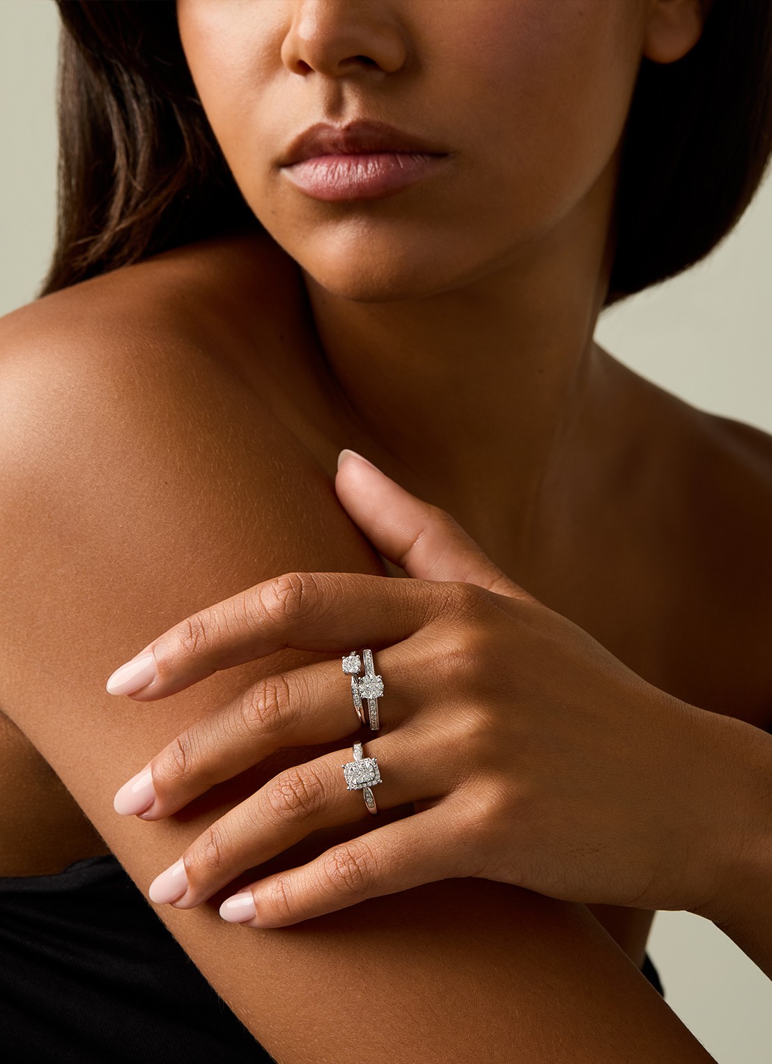 Diamond Point Witgouden ring, 0.20 ct diamant, Enchanted - detail 2 witgoud