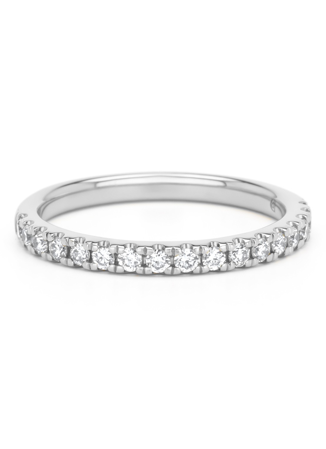 Diamond Point Witgouden ring, 0.32 ct diamant, Perfect Match - achterkant 3 witgoud