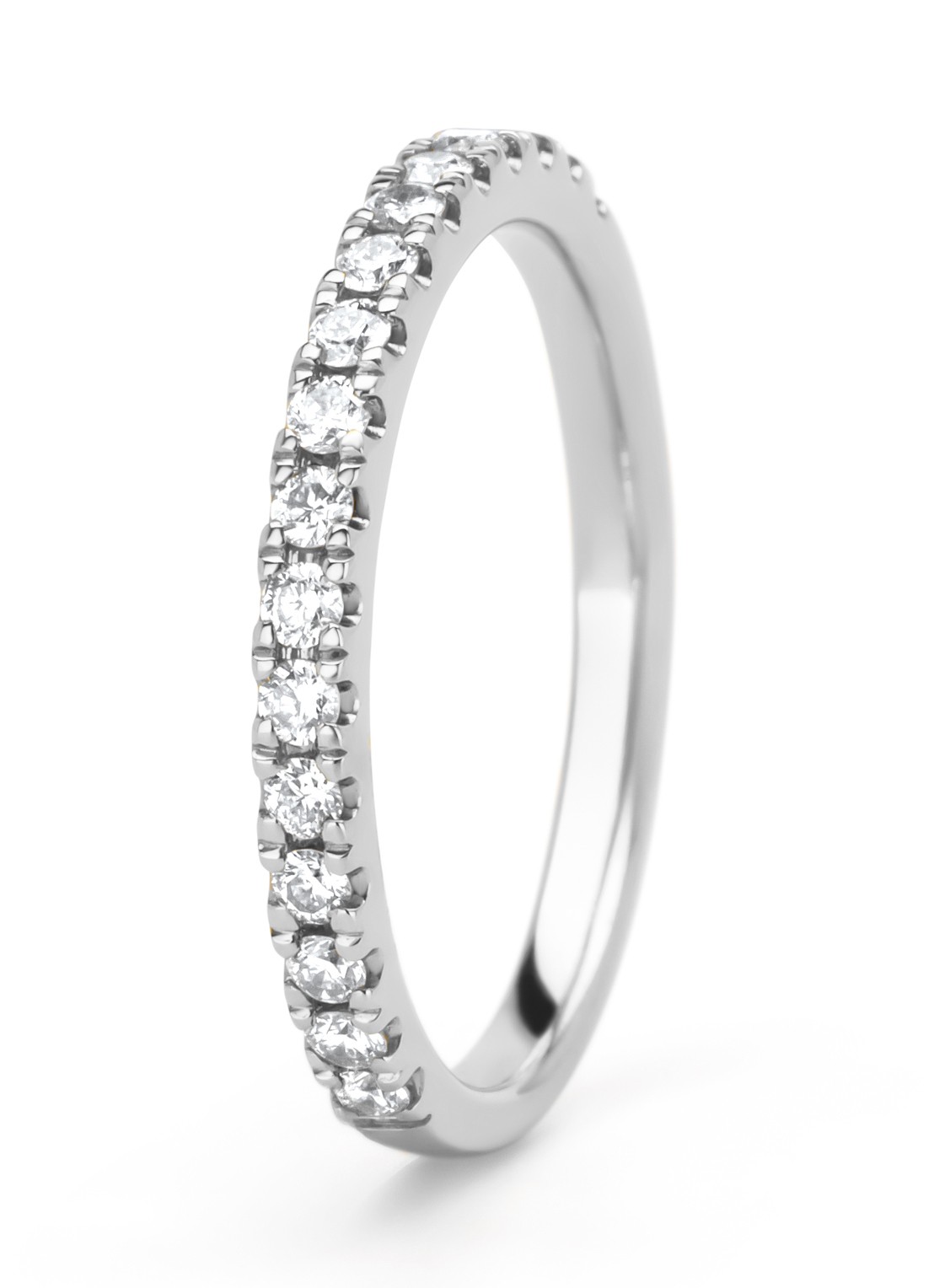 Diamond Point Witgouden ring, 0.32 ct diamant, Perfect Match - voorkant witgoud