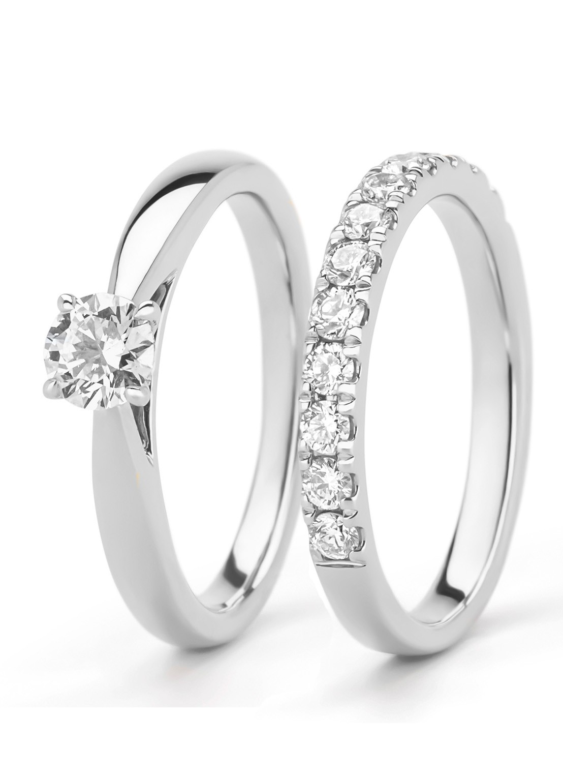 Diamond Point Witgouden ring, 0.40 ct diamant, Perfect Match - detail 4 witgoud