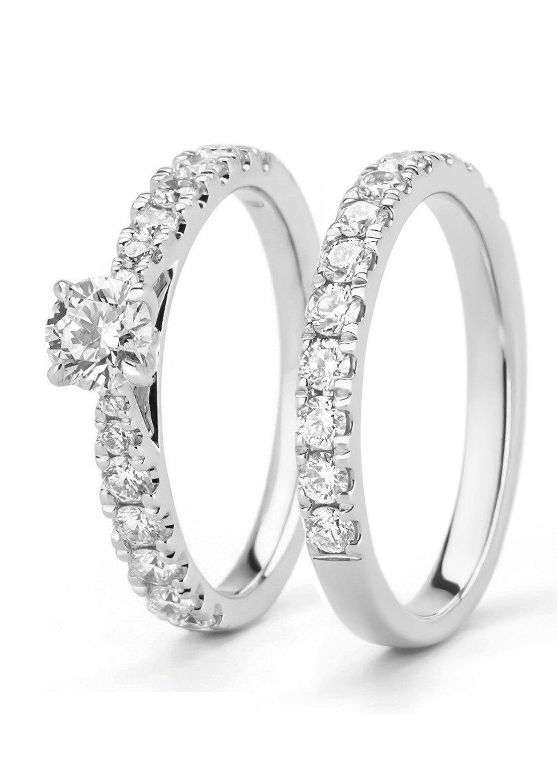 Diamond Point Witgouden ring, 0.50 ct diamant, Perfect Match - detail 5 witgoud