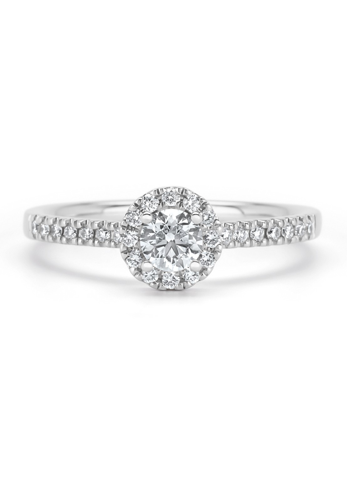 Diamond Point Witgouden ring, 0.50 ct diamant, Perfect Match - detail 5 witgoud