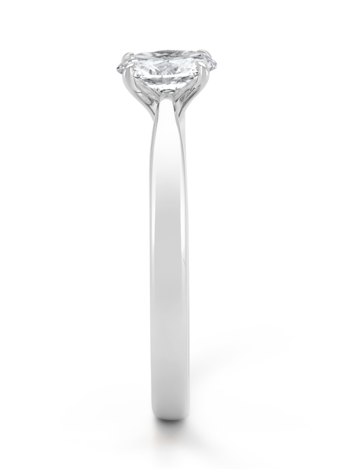 Diamond Point Witgouden ring, 0.50 ct diamant, Perfect Match - detail 4 witgoud