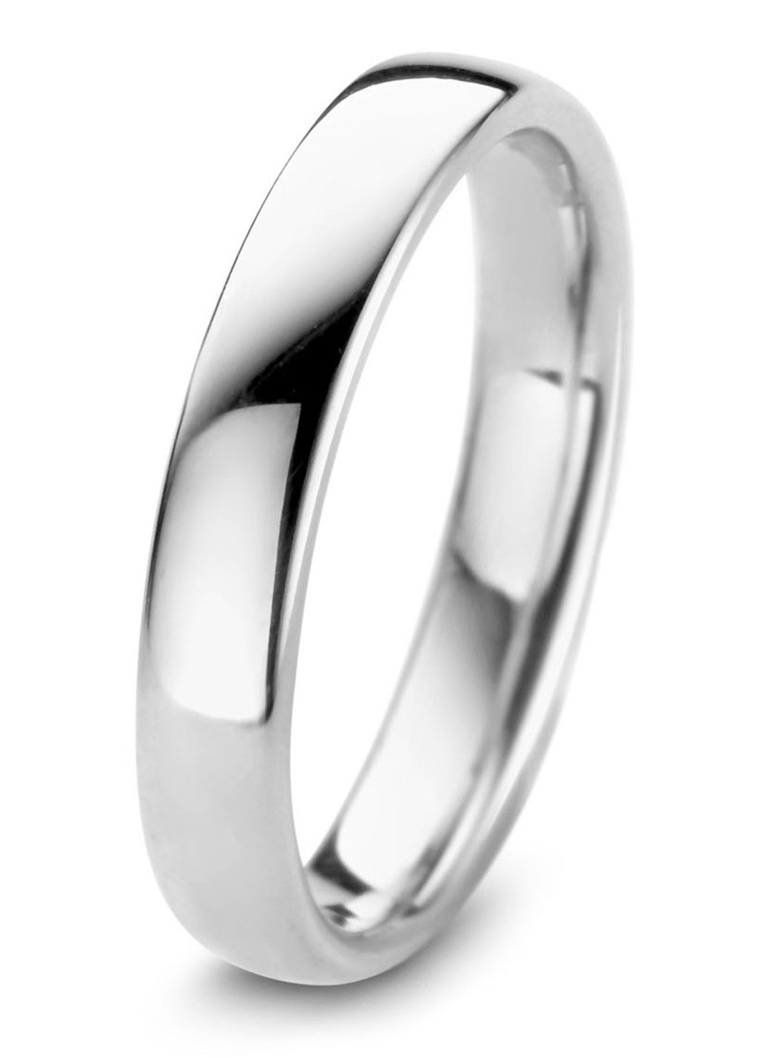 Diamond Point Witgouden ring Wedding - voorkant witgoud