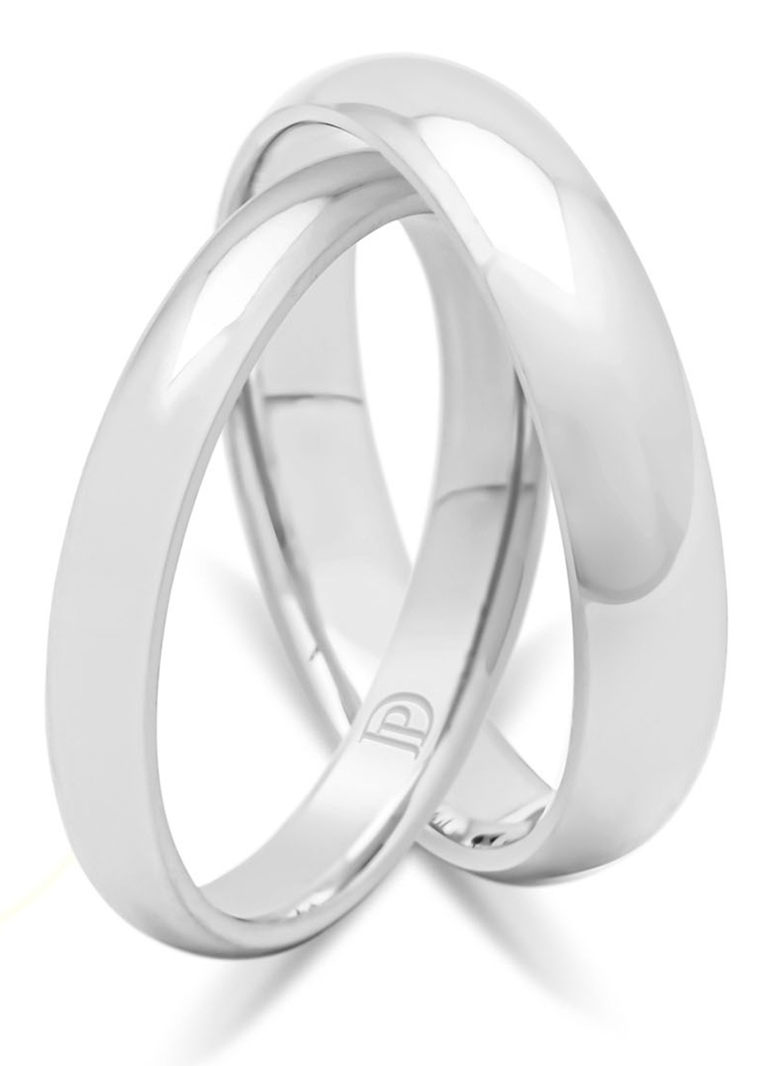 Diamond Point Witgouden ring Wedding - detail witgoud