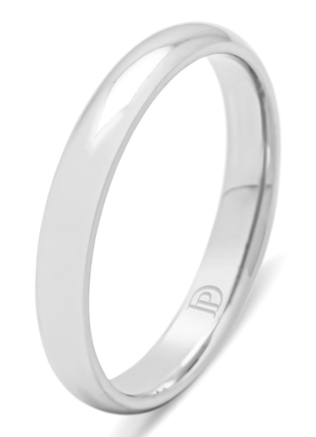 Diamond Point Witgouden ring Wedding - voorkant 2 witgoud