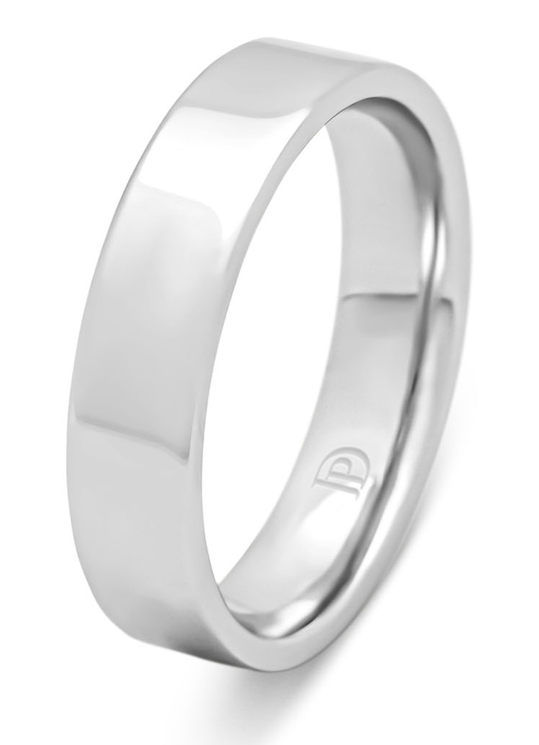Diamond Point Witgouden ring Wedding - voorkant witgoud