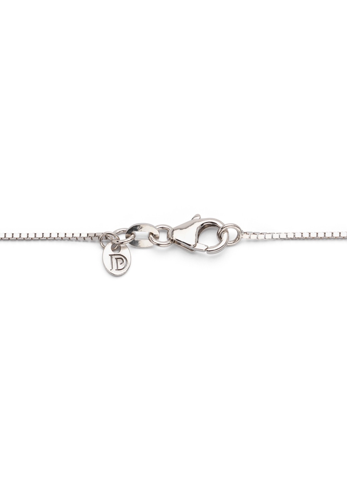 Diamond Point Witgouden venetiaans collier Timeless Treasures (40cm) - detail 3 witgoud