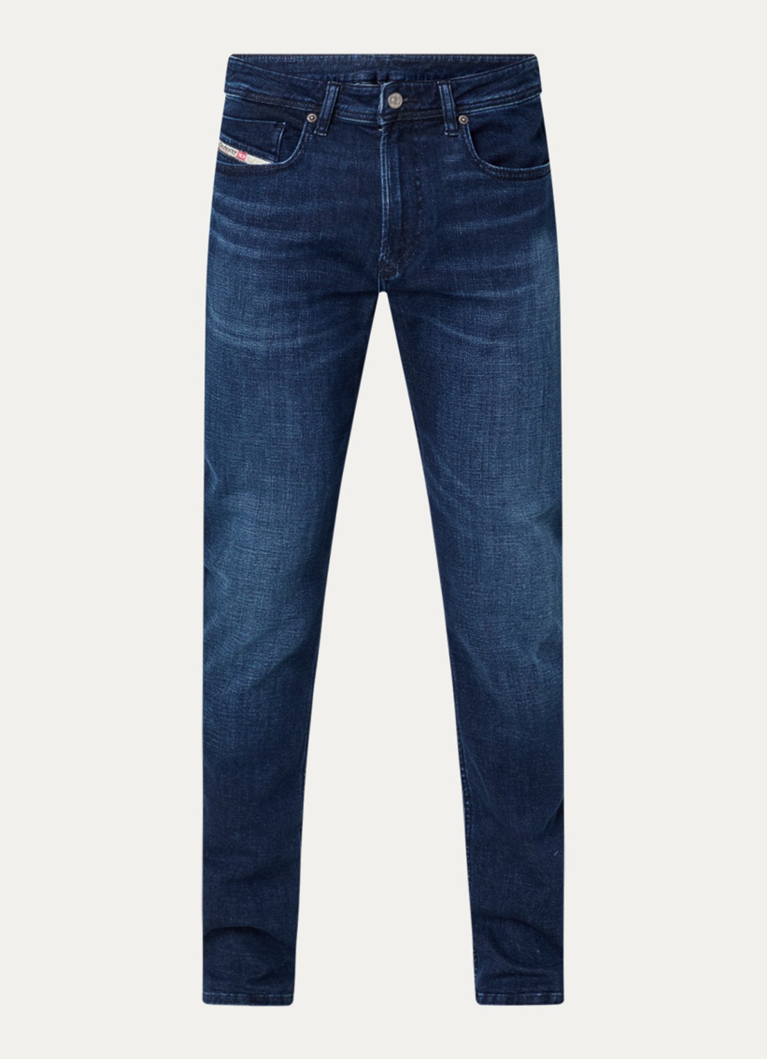 Diesel 1979 Sleenker skinny jeans met donkere wassing en steekzakken - voorkant 2 indigo