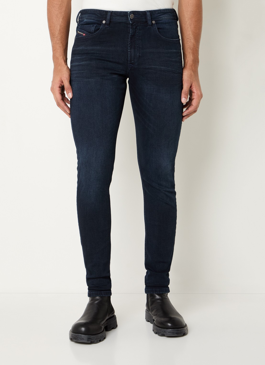 Diesel 1979 Sleenker skinny jeans met donkere wassing - detail 2 indigo