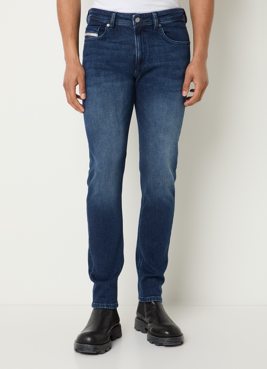 Diesel 1979 Sleenker skinny jeans met donkere wassing - detail 2 indigo