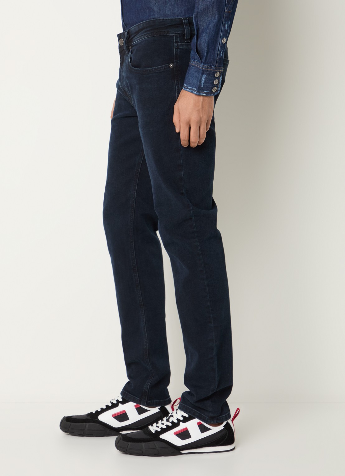 Diesel 1979 Sleenker skinny jeans met donkere wassing - detail 5 indigo