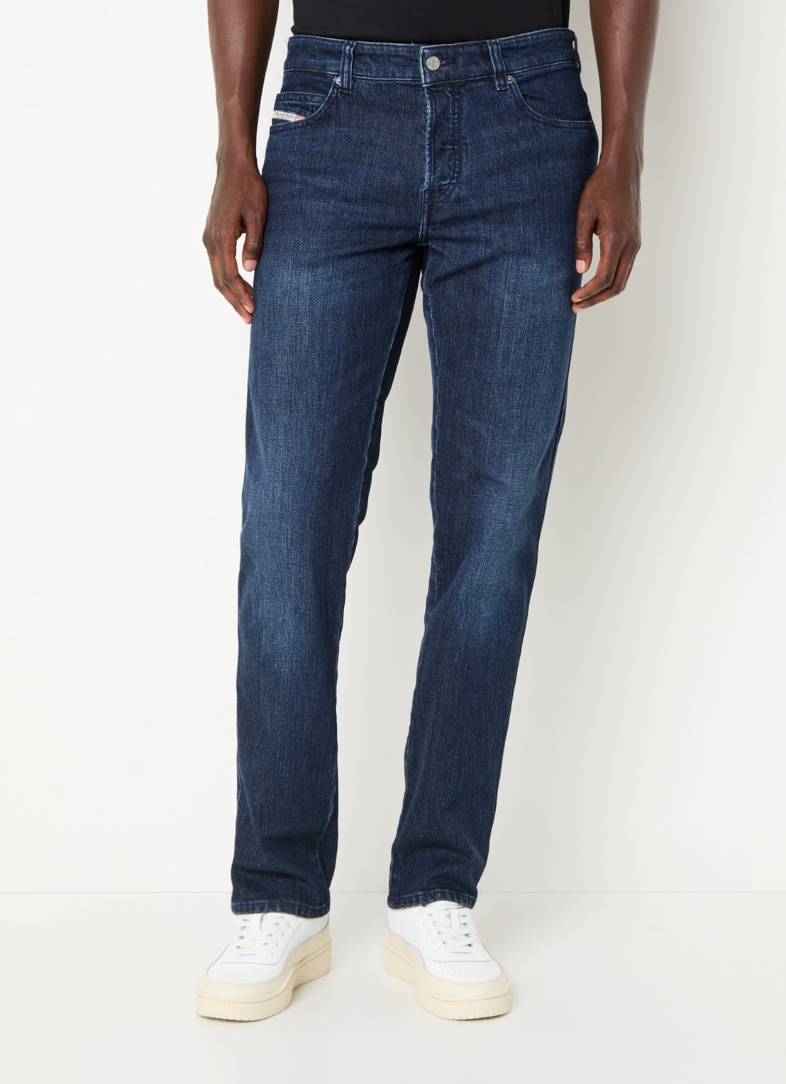Diesel 1993 D-Vyl slim fit jeans met donkere wassing - detail indigo