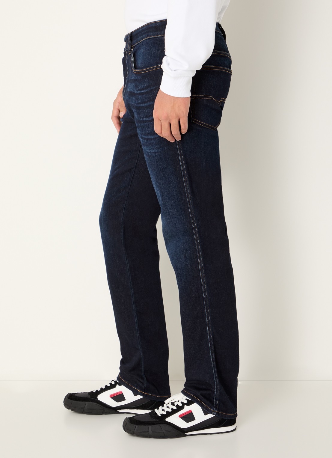 Diesel 1993 D-Vyl slim fit jeans met donkere wassing - detail 4 indigo