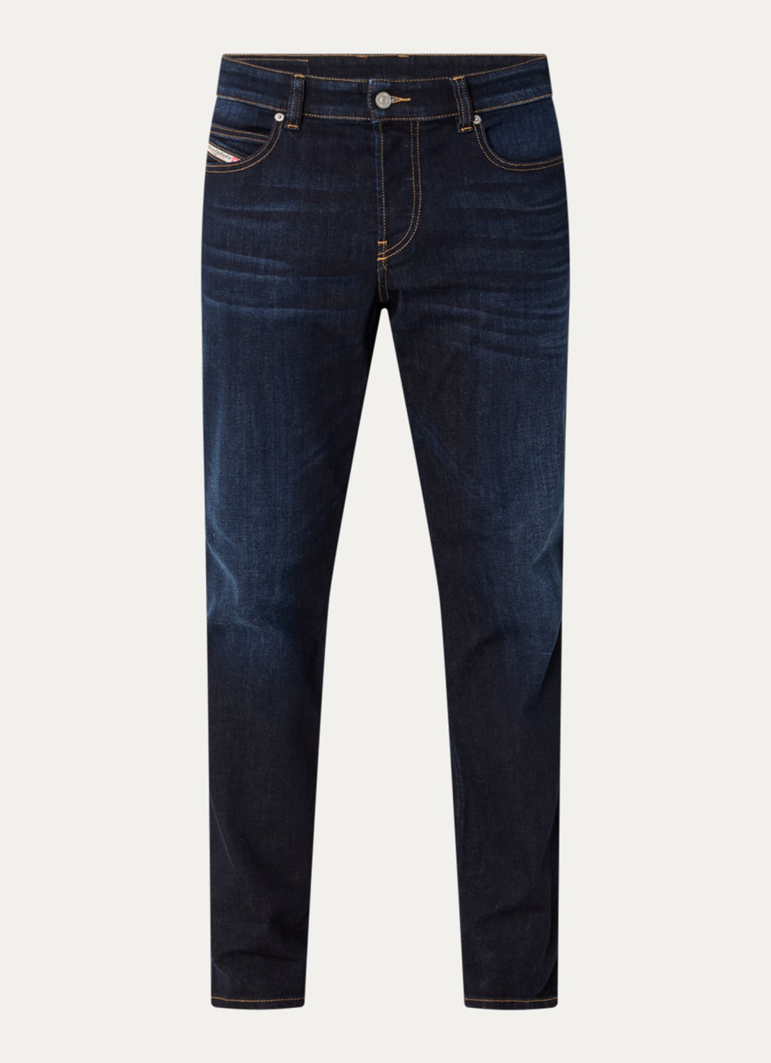 Diesel 1993 D-Vyl slim fit jeans met donkere wassing - voorkant indigo