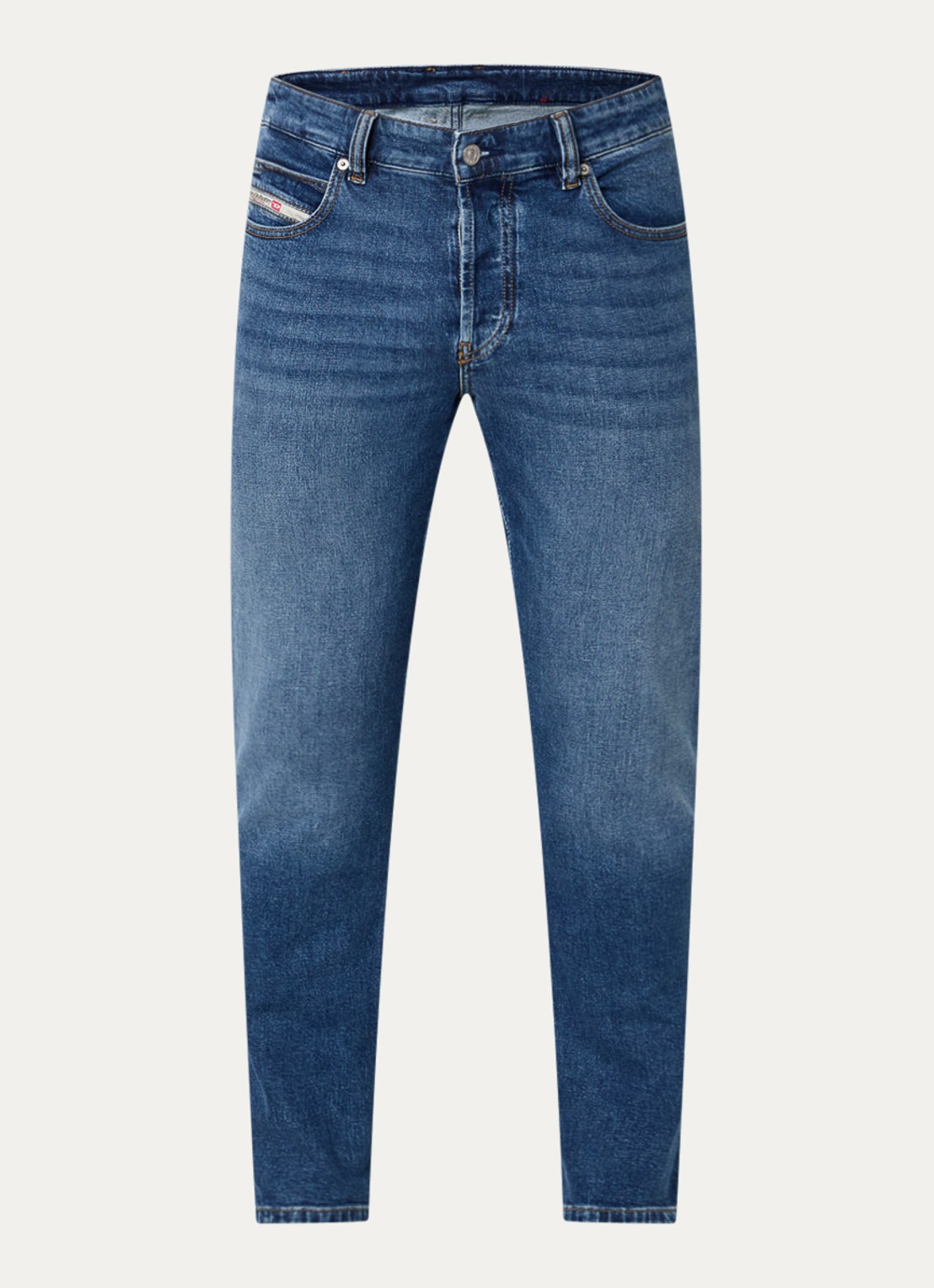 Diesel 1993 D-VYL slim fit jeans met medium wassing - voorkant 3 indigo