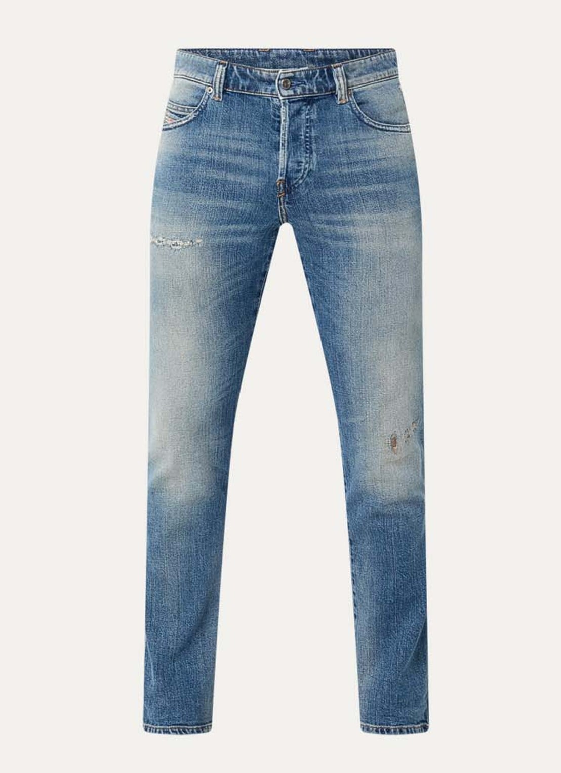Diesel 1993 D-VYL slim fit jeans met medium wassing - voorkant indigo
