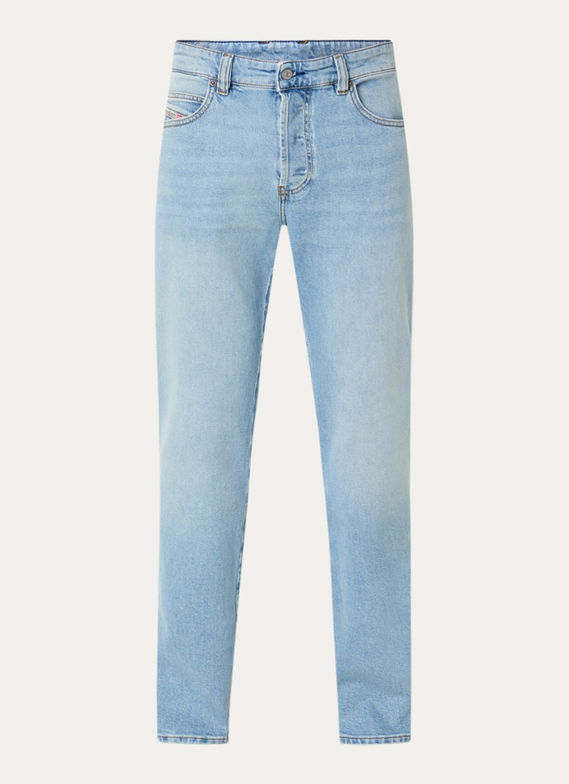 Diesel 1993 D-VYL slim fit jeans met medium wassing - voorkant 2 indigo
