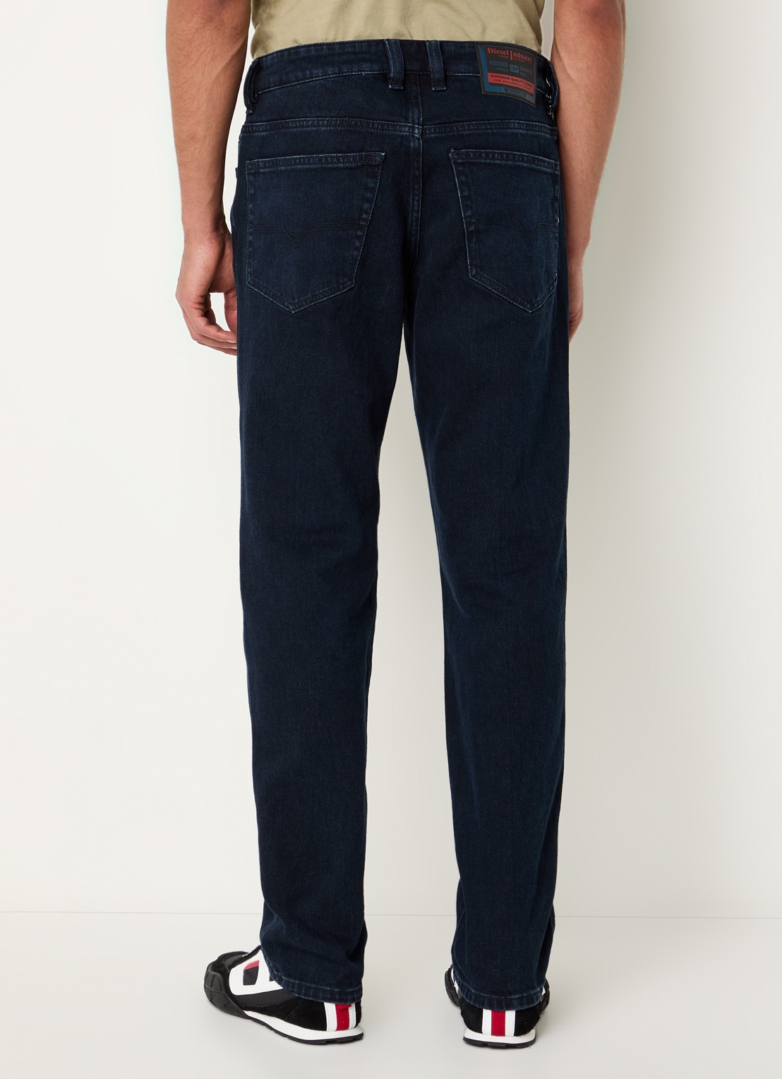 Diesel 1993 D-Vyl straight leg jeans met donkere wassing  - achterkant 5 indigo