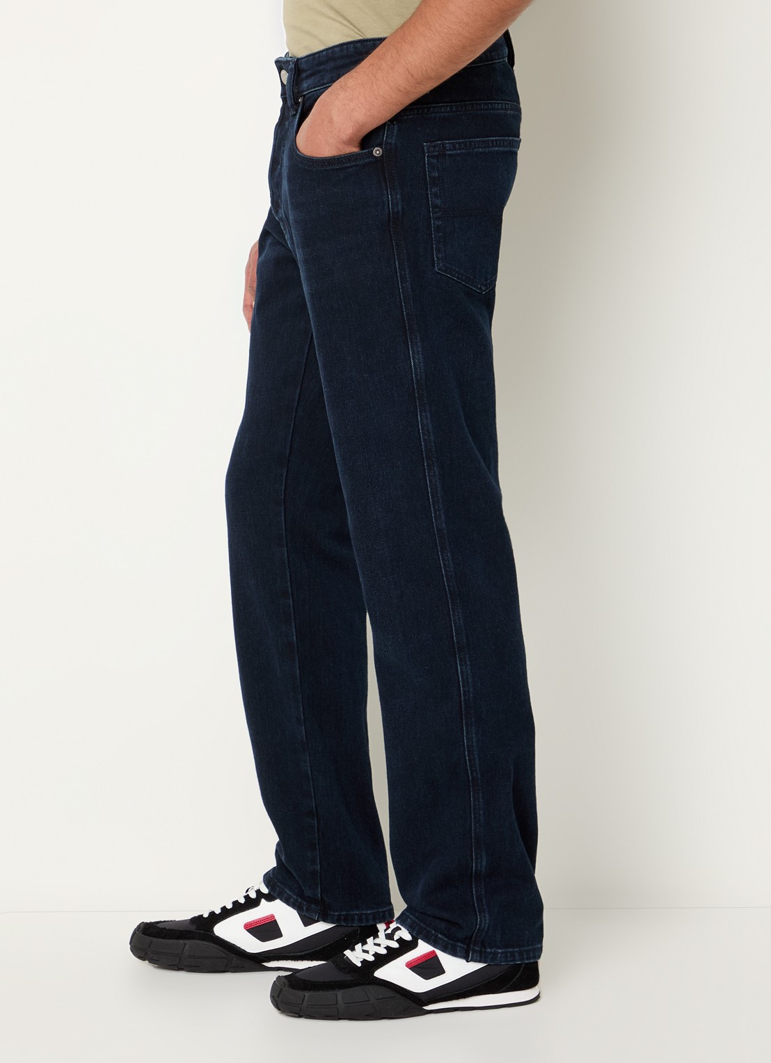 Diesel 1993 D-Vyl straight leg jeans met donkere wassing  - detail 4 indigo