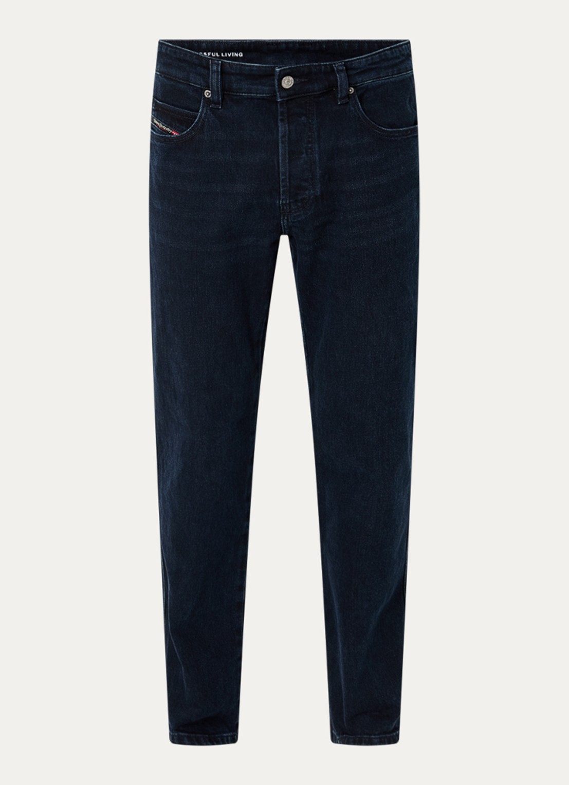 Diesel 1993 D-Vyl straight leg jeans met donkere wassing  - voorkant indigo