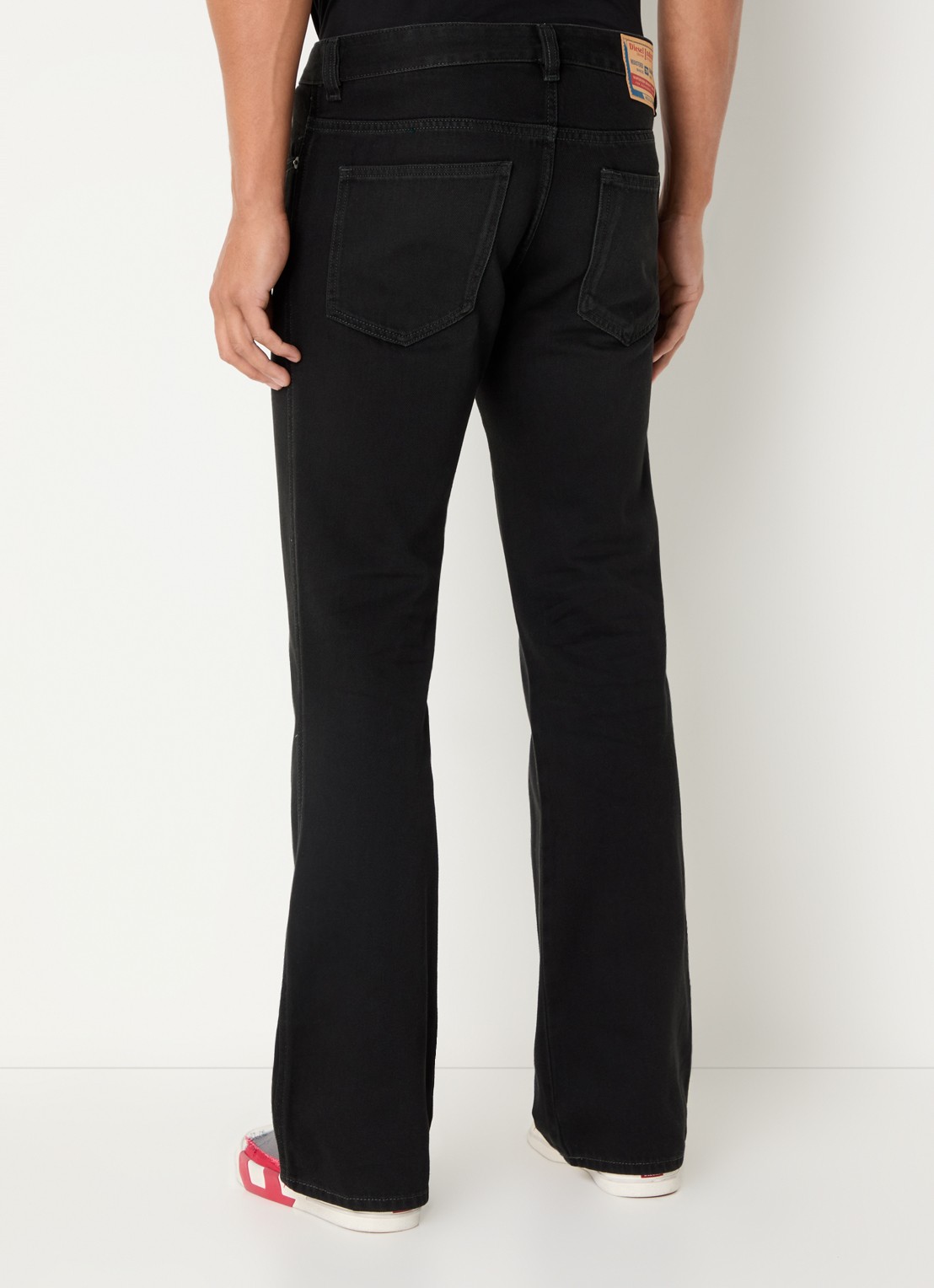Diesel 1998 D-Buck bootcut jeans met gekleurde wassing - achterkant 5 zwart