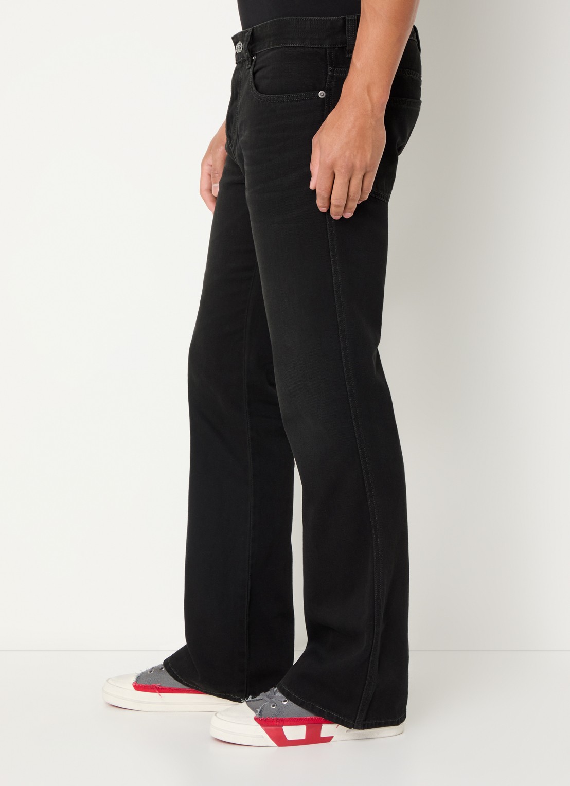 Diesel 1998 D-Buck bootcut jeans met gekleurde wassing - detail 2 zwart