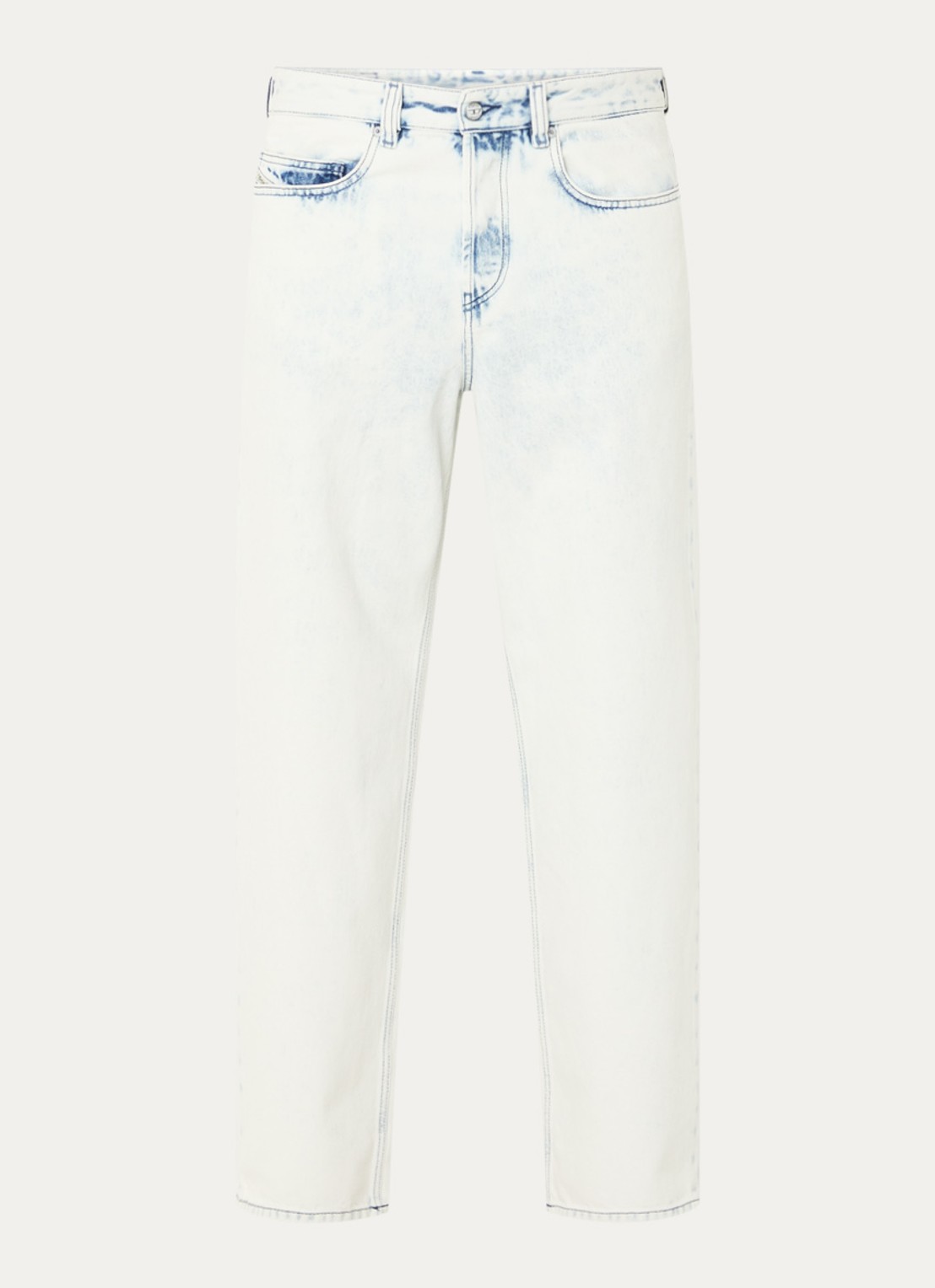 Diesel 2001 D-Marco loose fit jeans met steekzakken - voorkant 4 lichtblauw