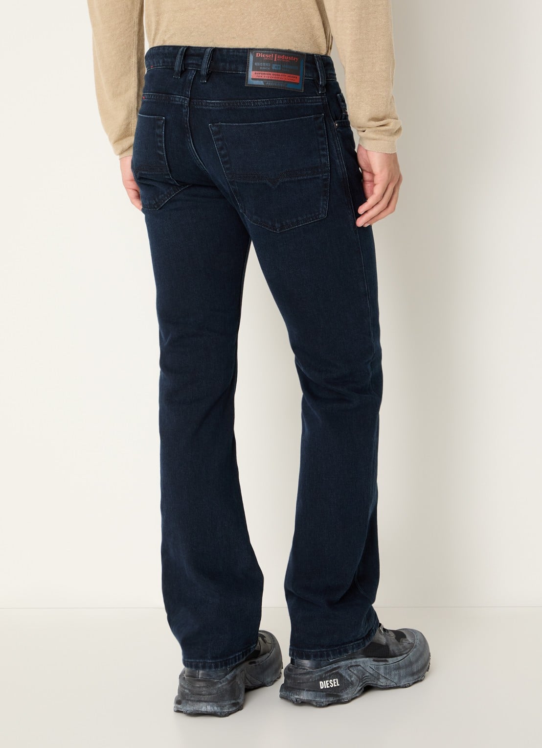 Diesel 2007 Zatiny slim fit jeans met donkere wassing - achterkant 3 indigo