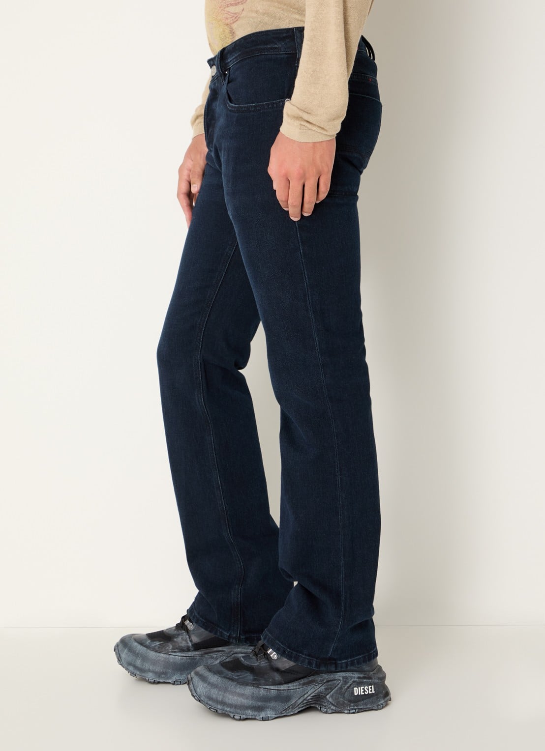 Diesel 2007 Zatiny slim fit jeans met donkere wassing - detail 2 indigo