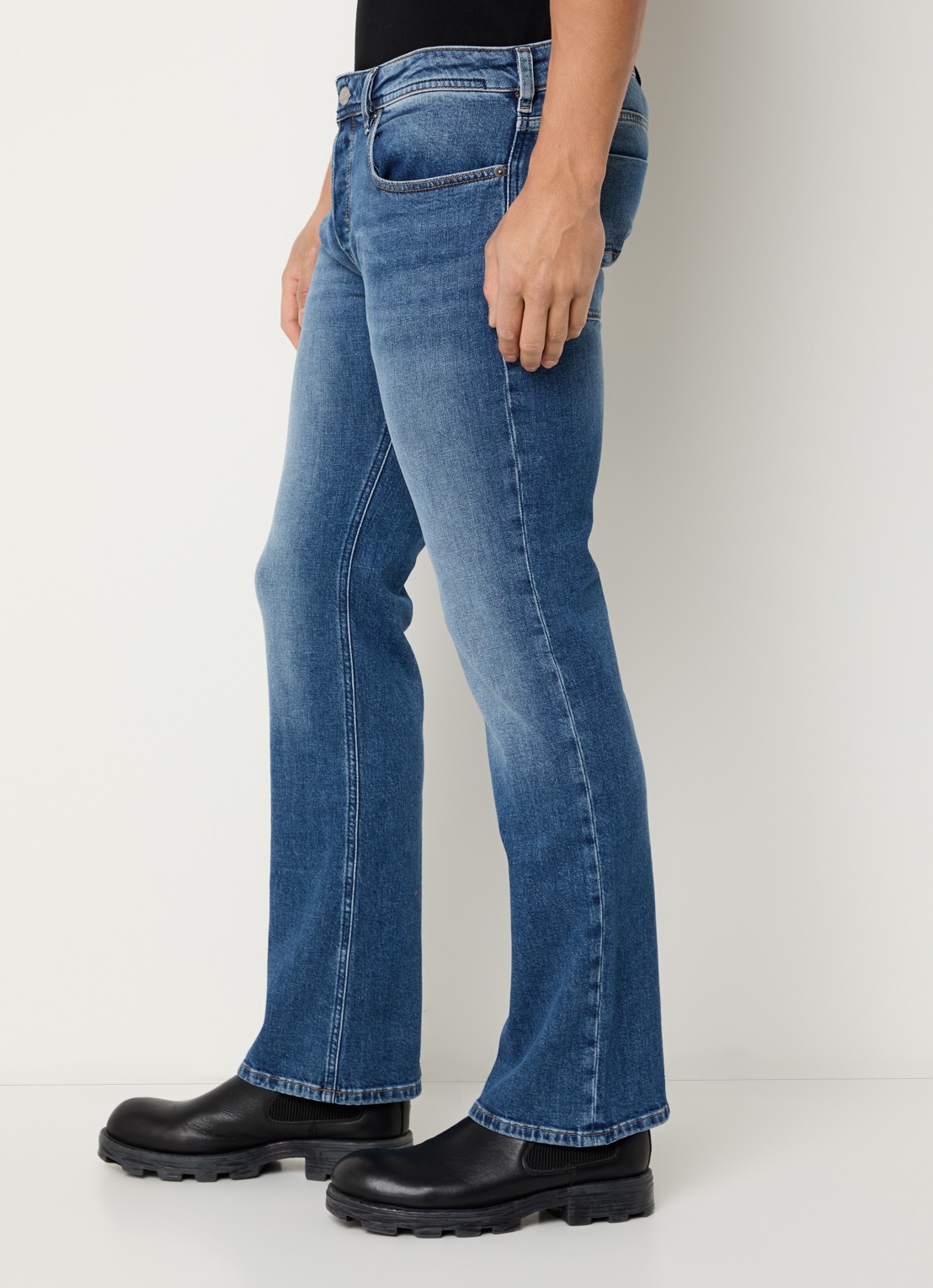 Diesel 2007 Zatiny straight leg jeans met medium wassing - detail 2 indigo