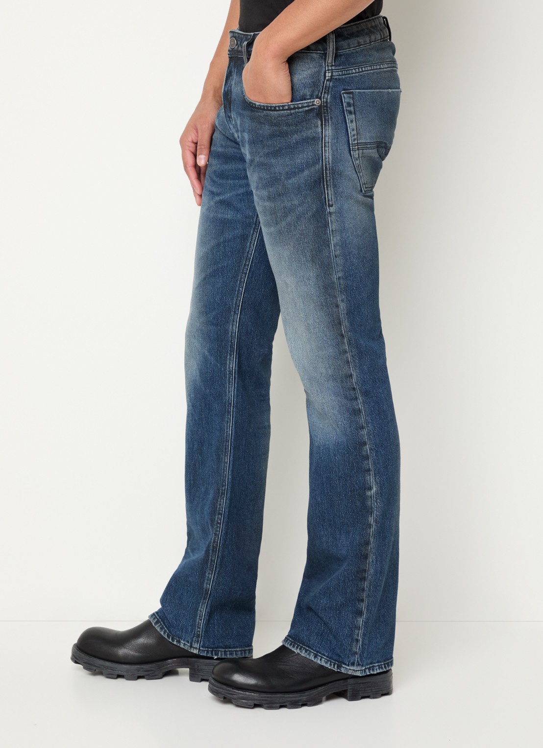 Diesel 2007 Zatiny straight leg jeans met medium wassing - detail 5 indigo