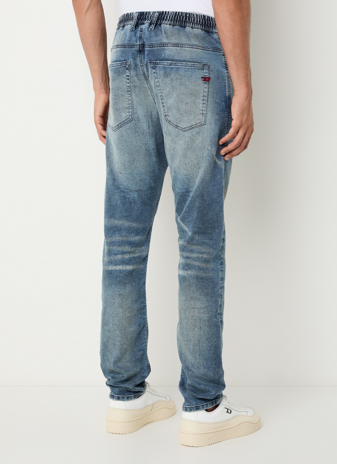 Diesel 2032 D-krooley slim fit jeans  - achterkant 5 indigo