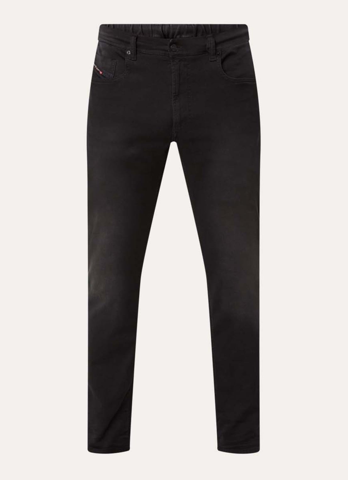 Diesel 2032 D-krooley slim fit jeans  - voorkant antraciet