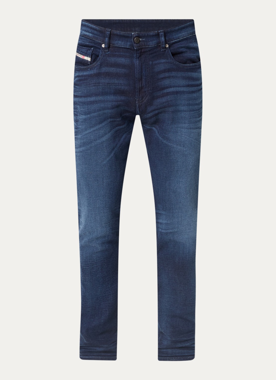 Diesel 2062 D-Strukt slim fit jeans met medium wassing - voorkant indigo