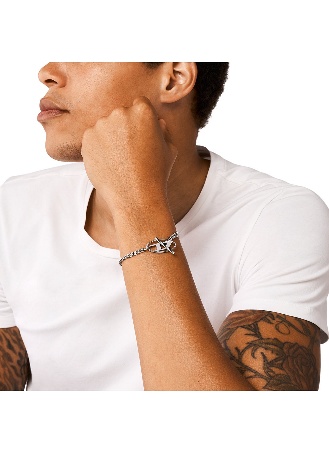 Diesel Armband DX1535040 - detail 5 zilver
