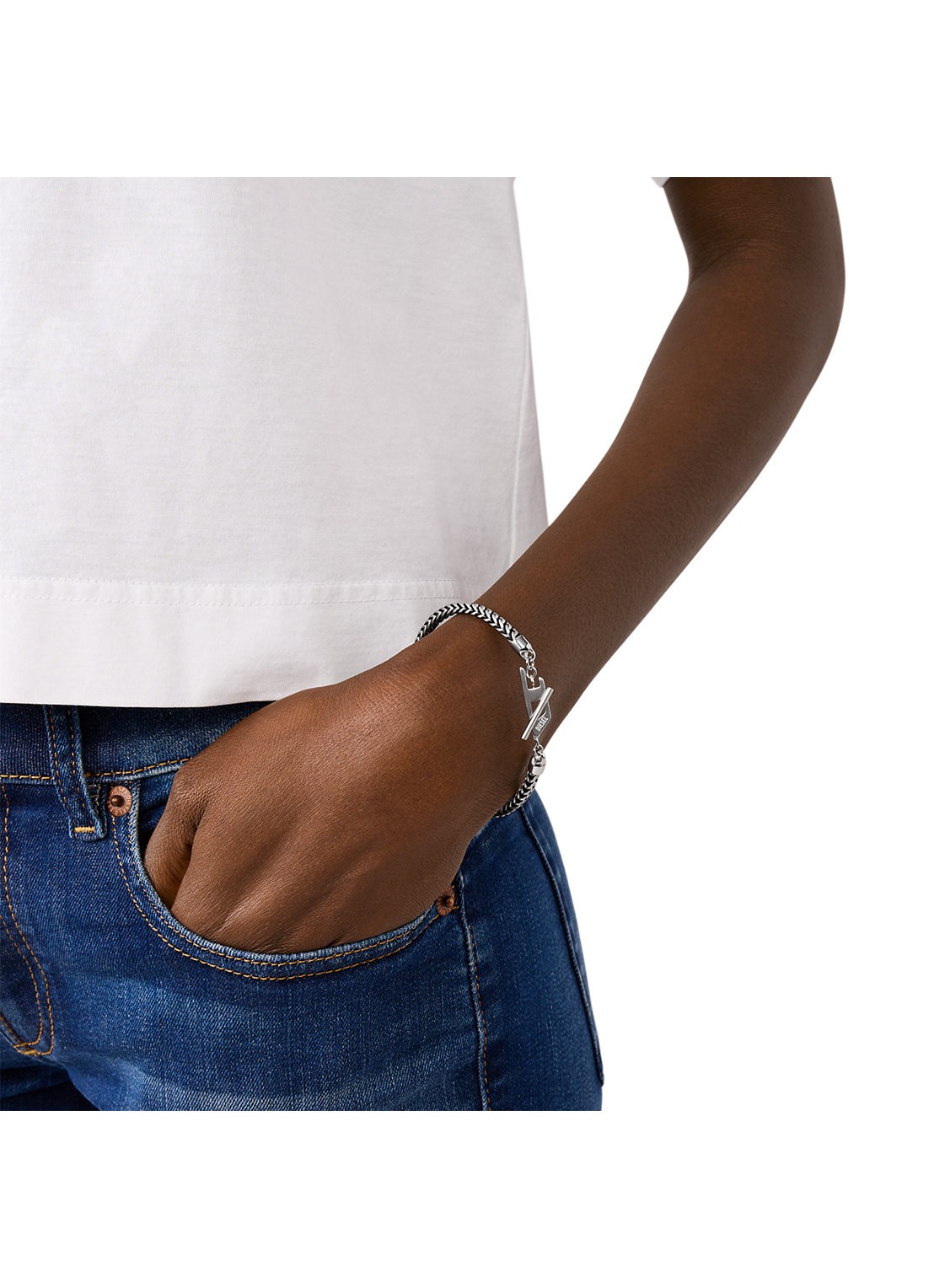 Diesel Armband DX1551040 - detail 3 zilver