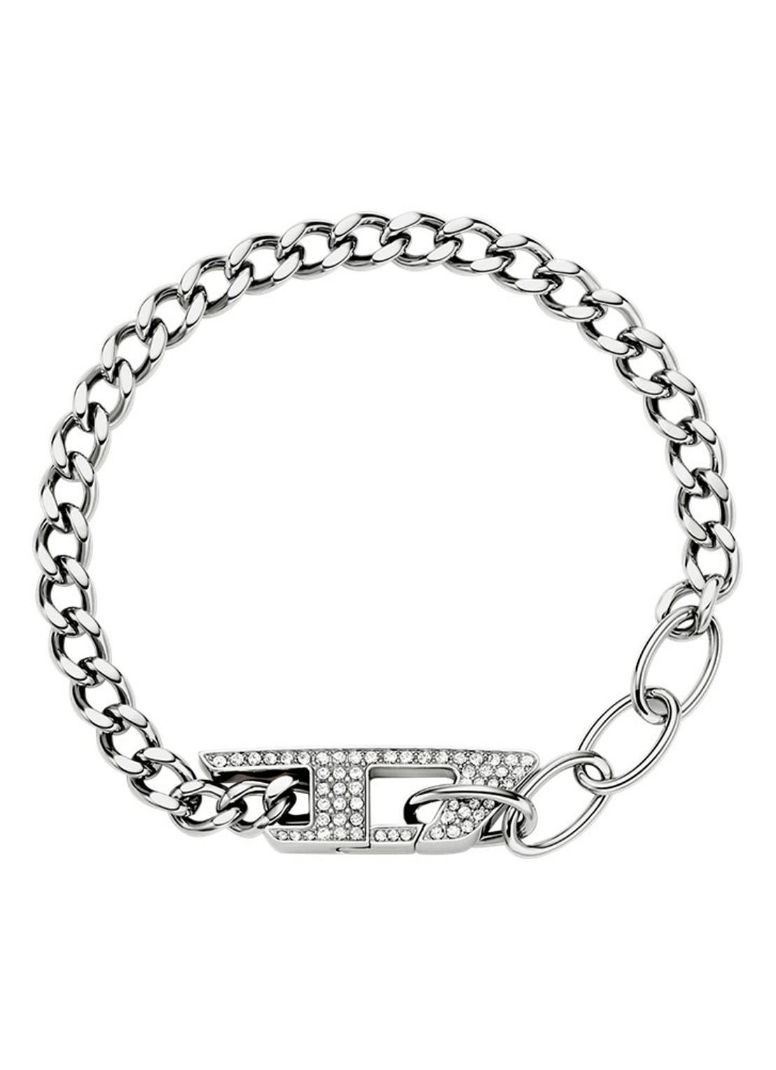 Diesel Armband DX1627040 - voorkant zilver