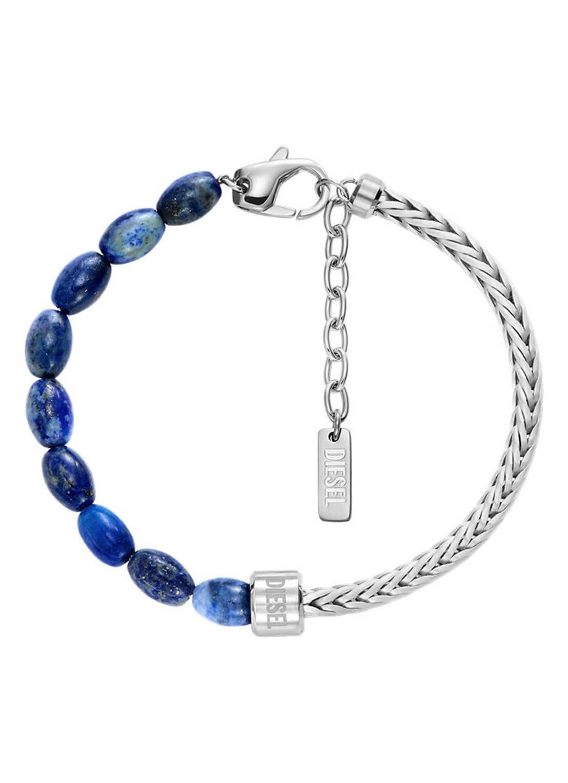 Diesel Armband DX1713040 - voorkant 5 zilver