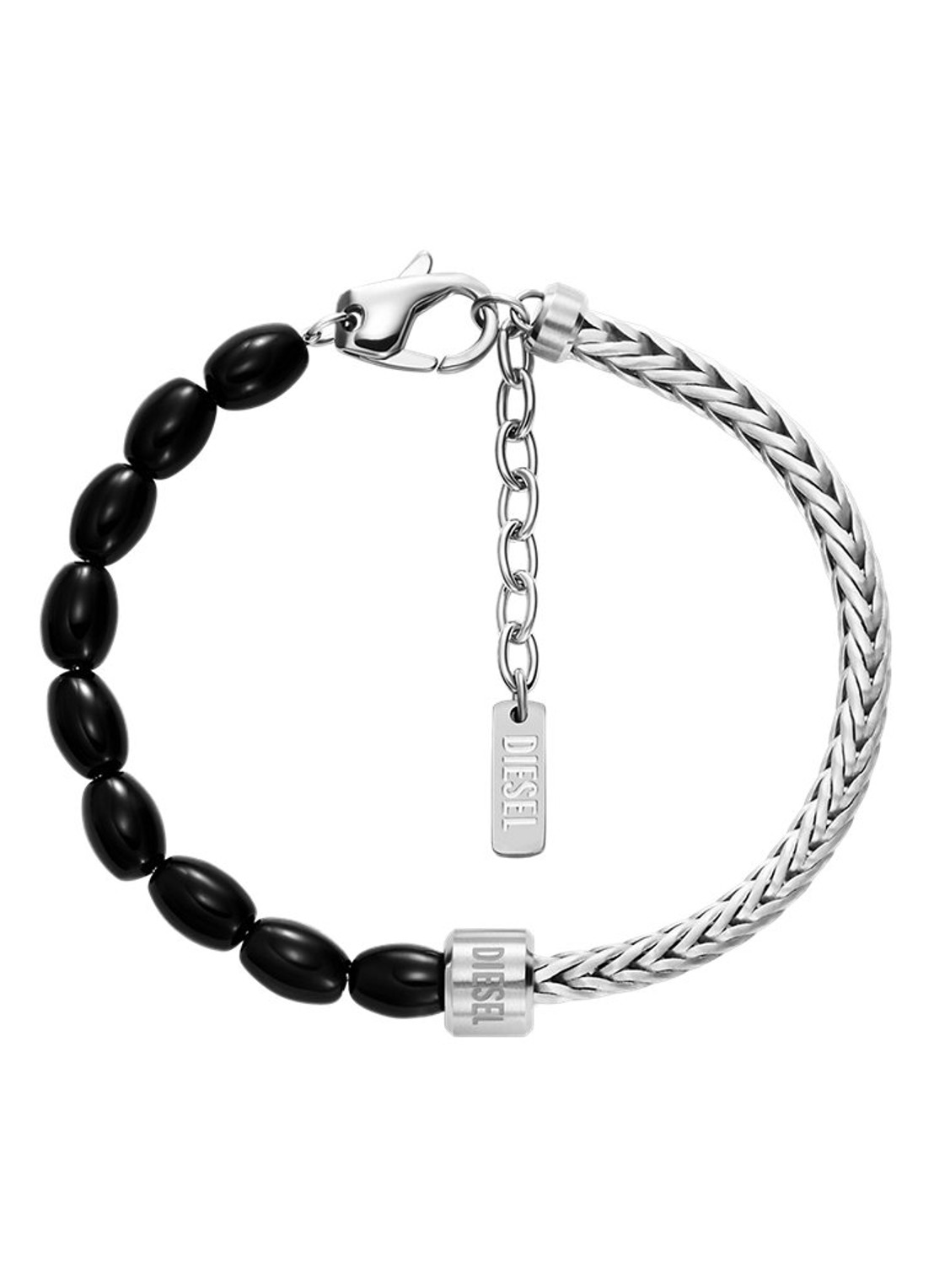 Diesel Armband DX1714040 - voorkant 5 zilver
